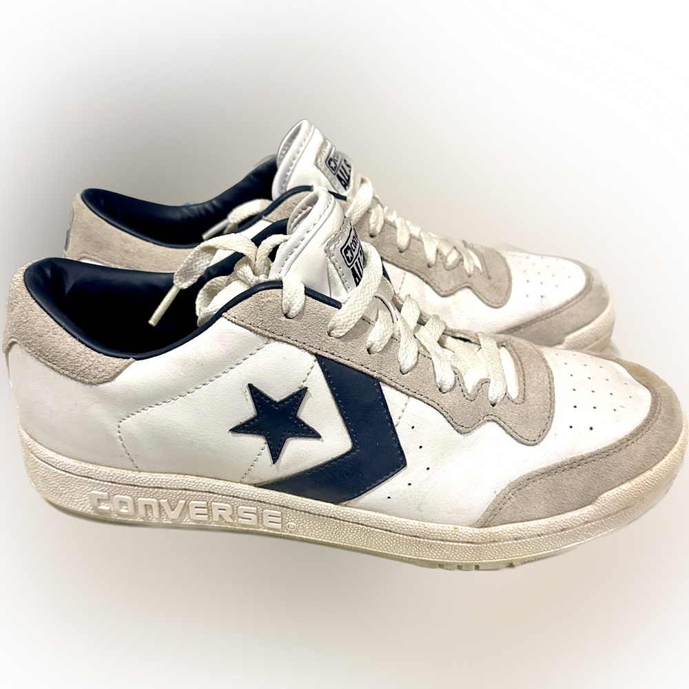 Vintage Converse All Star Ox Leather Low top Basketball Athletic Men's Size:11.5 - Picture 2 of 6